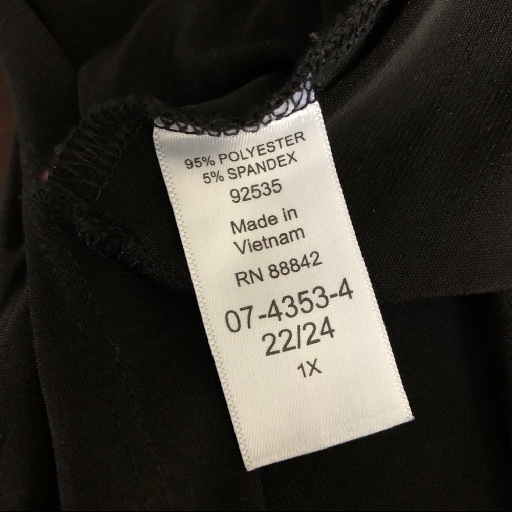 WOMAN WITHIN Zip Sleeve Tunic NWOT - Picture 7 of 8